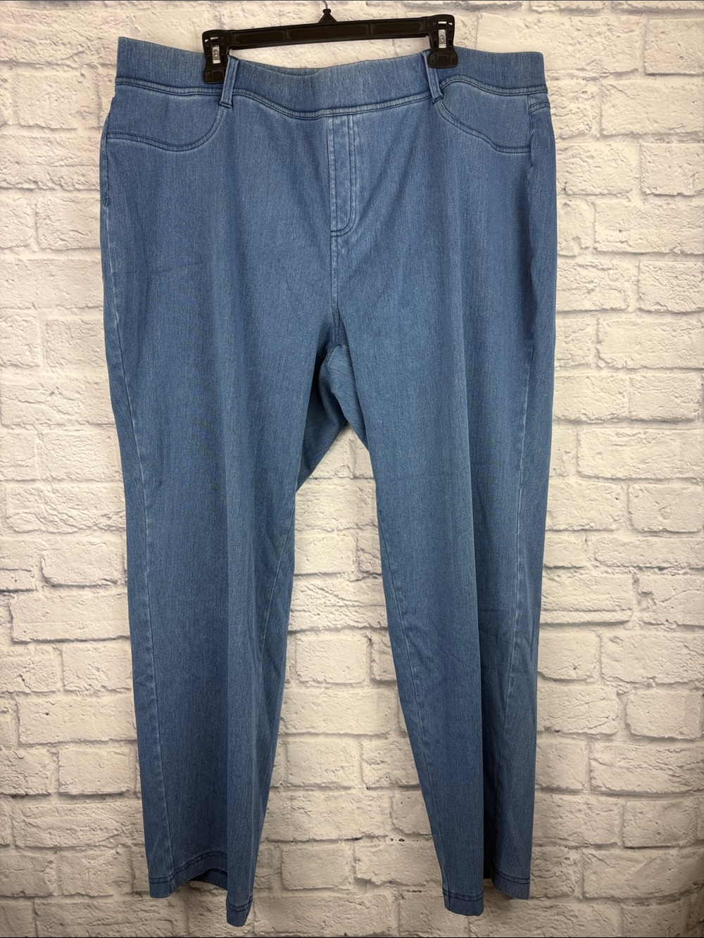 Lands' End Skinny High-Rise Light Blue Jeggings